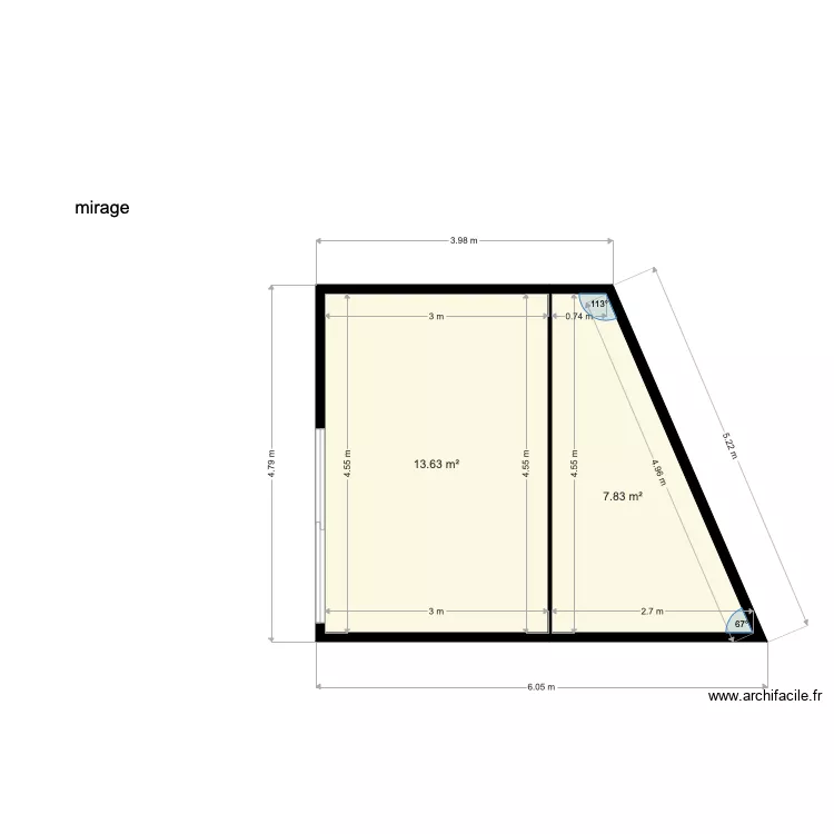 mirage plaza . Plan de 