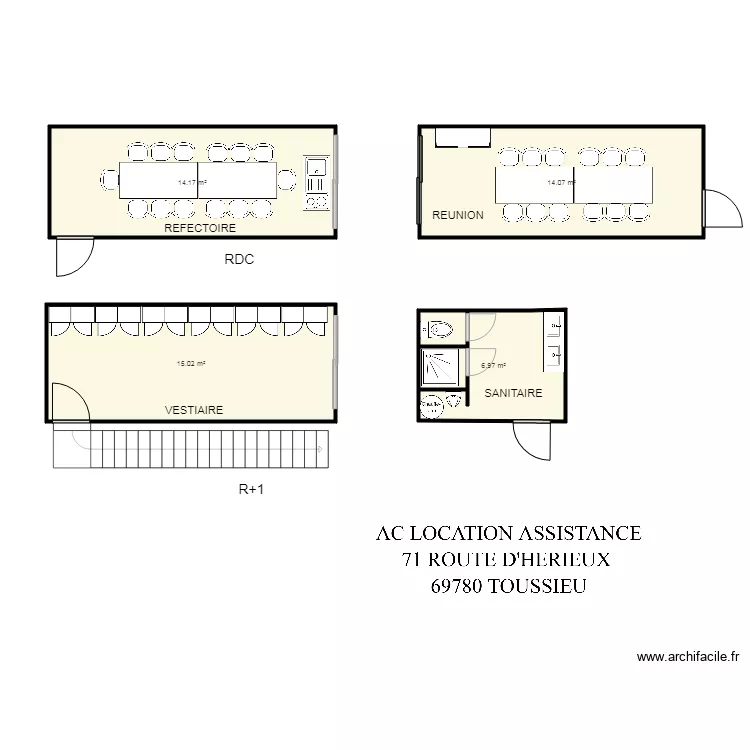 BERTONI ANATOL VILLEURBANNE . Plan de 