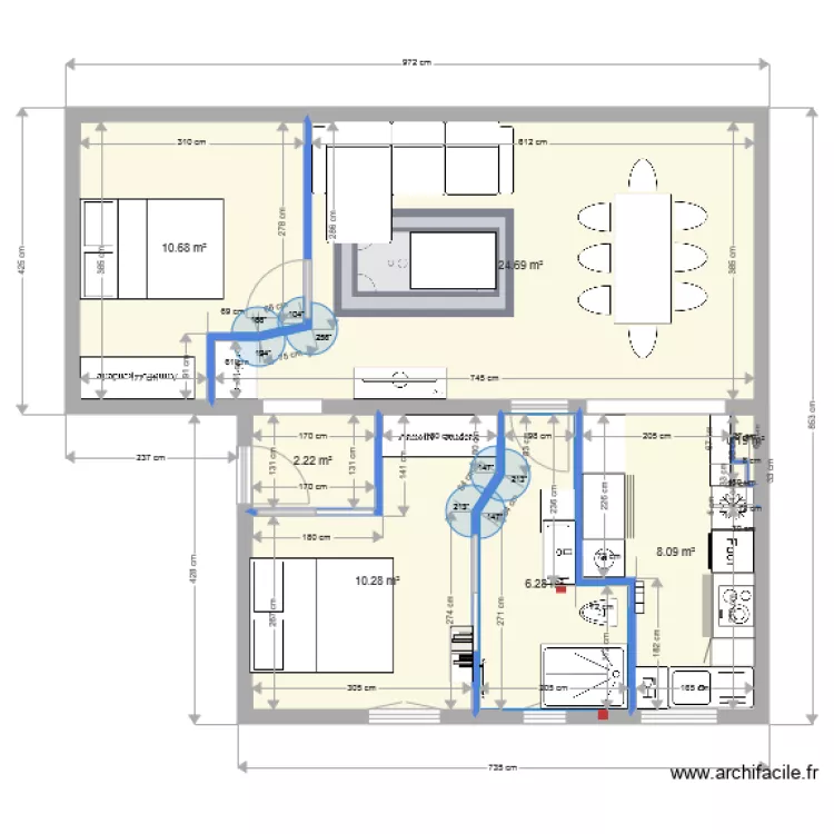 plan appartement 1. Plan de 