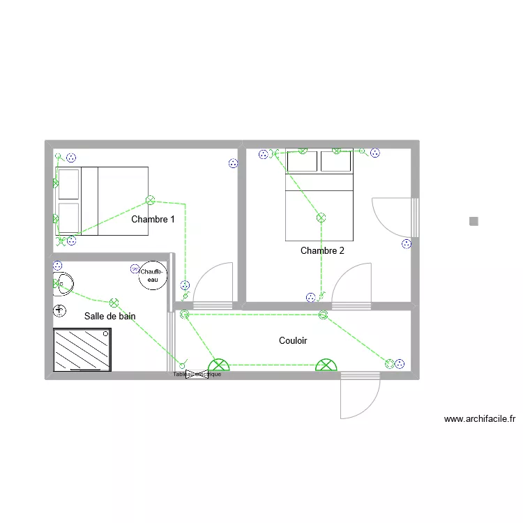 Ormeaux RdC. Plan de 