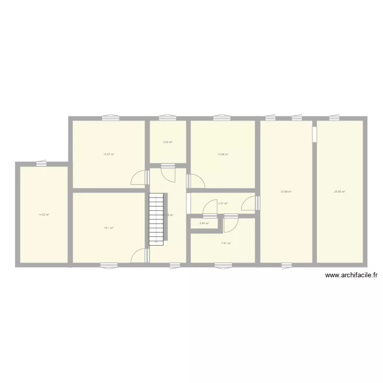 &eacute;tage1. Plan de 