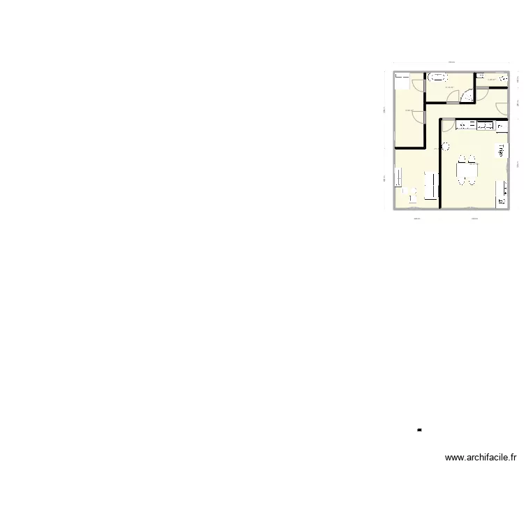 plan appartement . Plan de 