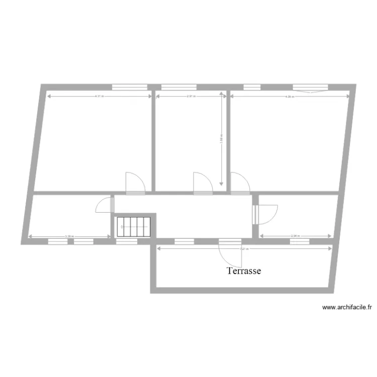 Exp 2 Blv de la Meuse à Jambes 1er. Plan de Exp 2 Blv de la Meuse à Jambes 1er. Plan de