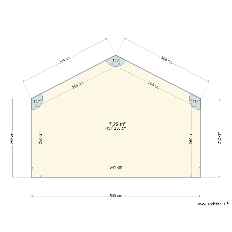 demure. Plan de 0 pièce et 0 m2