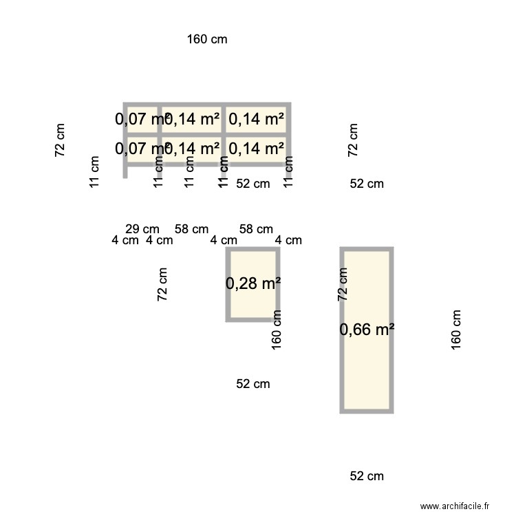 meuble SDB plan W. Plan de 0 pièce et 0 m2