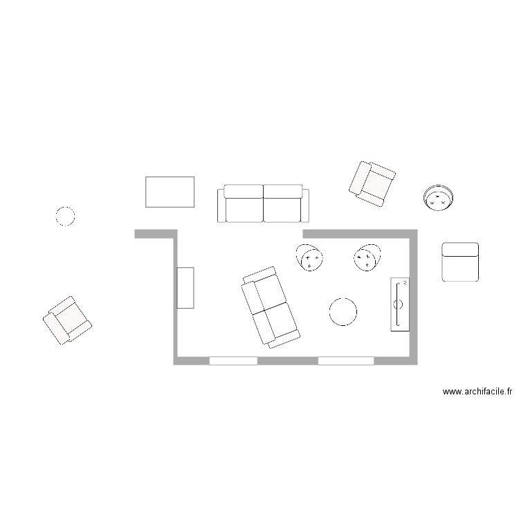 plan salon4. Plan de 0 pièce et 0 m2