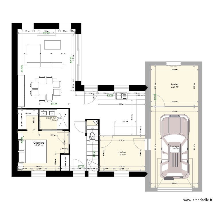maison Matignon. Plan de 0 pièce et 0 m2