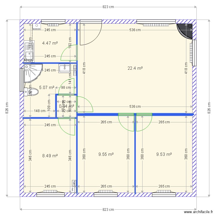 DAEMERS AMENAGEMENTS INTERIEURS. Plan de 0 pièce et 0 m2