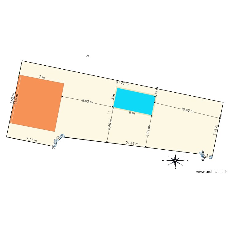 piscine 1. Plan de 0 pièce et 0 m2