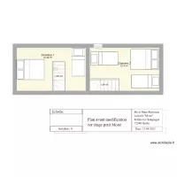 1 er &eacute;tage gite petit Mon&eacute; avant nouvel am&eacute;nagement
