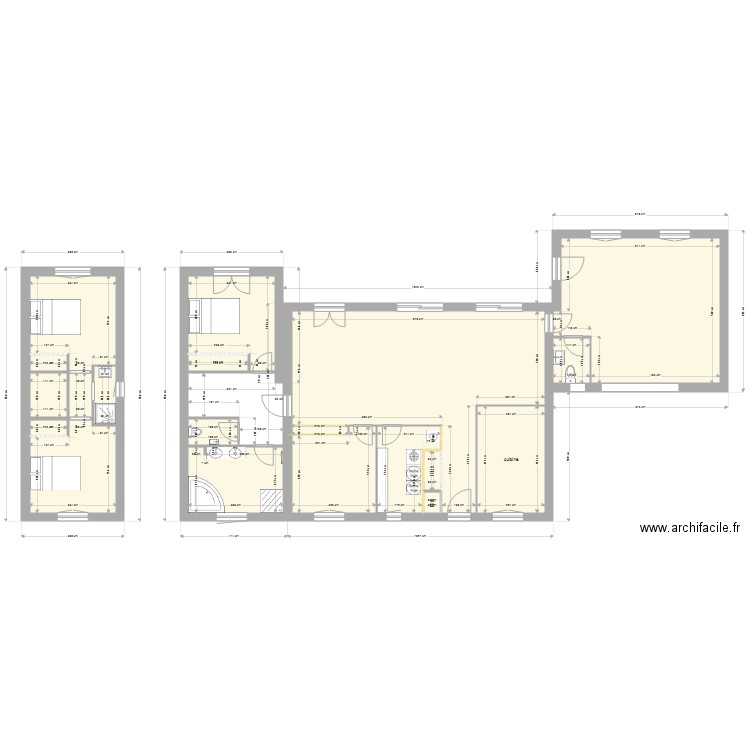 salle de bain 2. Plan de 0 pièce et 0 m2