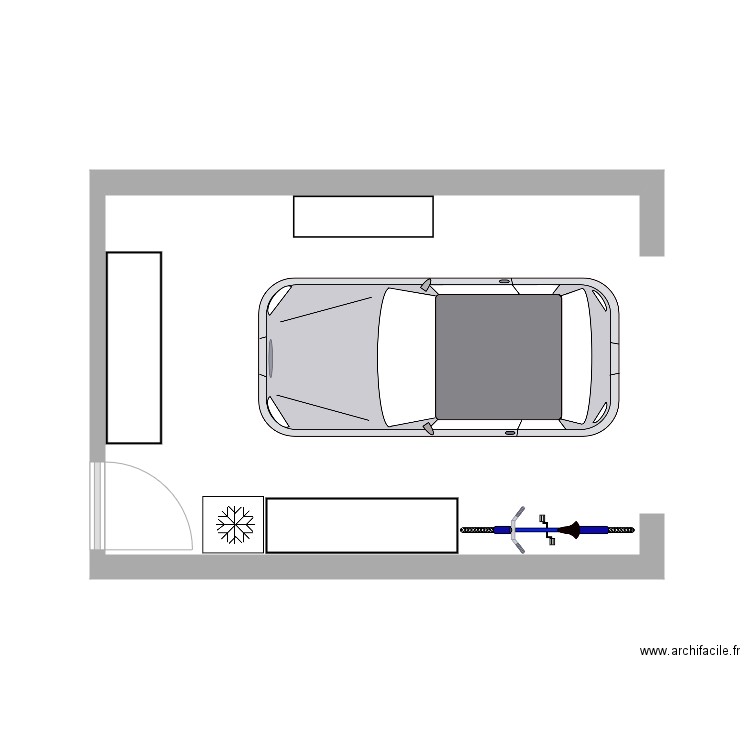 Garage Replat . Plan de 0 pièce et 0 m2