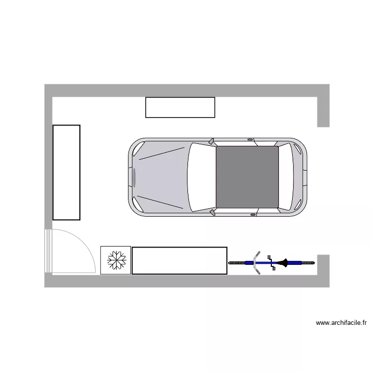 Garage Replat . Plan de 