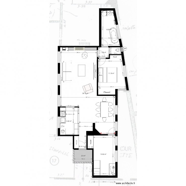 PROJET Froissart 2. Plan de 0 pièce et 0 m2