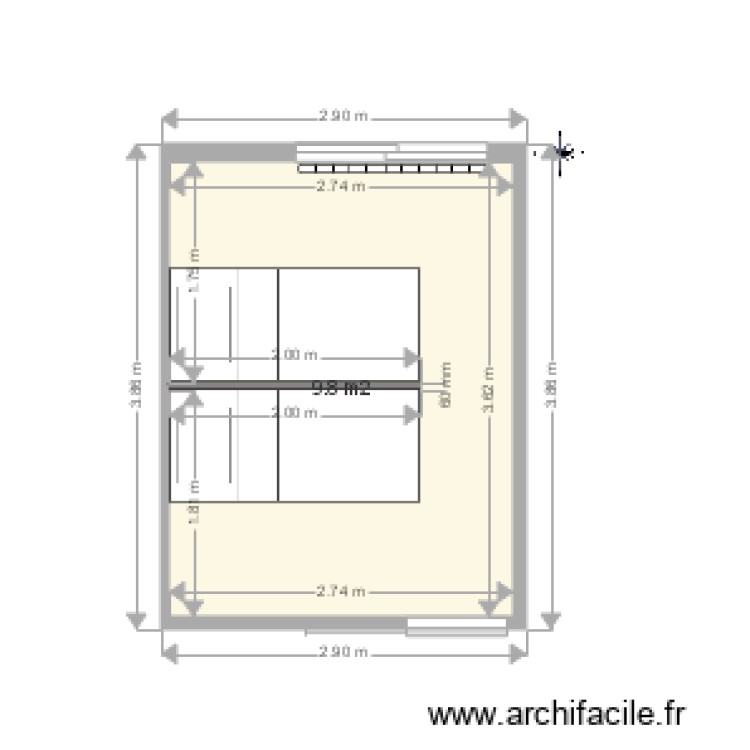 chambre enfants. Plan de 0 pièce et 0 m2