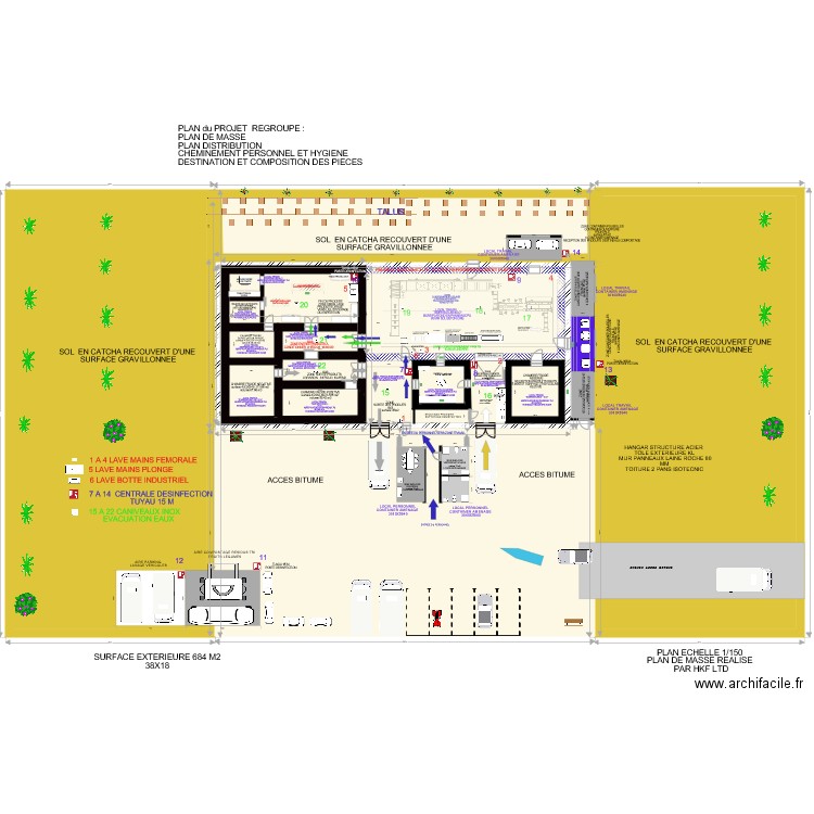 UCFL BOURAIL PLAN DE MASSE 02 2020 revu plan cloisons. Plan de 0 pièce et 0 m2