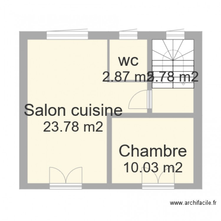 bondy etage 1 et 2. Plan de 0 pièce et 0 m2