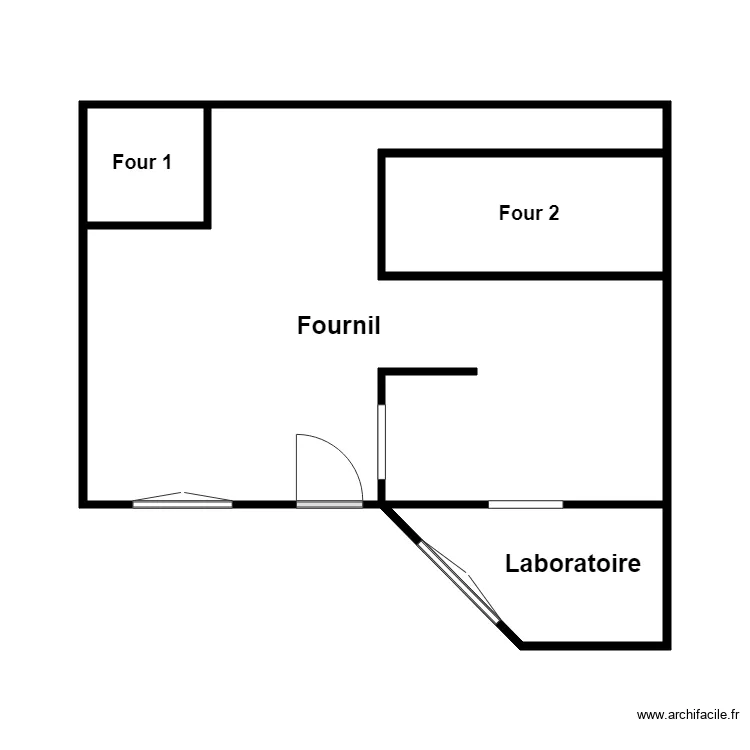 Bertsch fournil. Plan de Bertsch fournil. Plan de