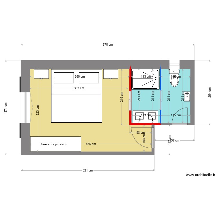 VARIANTE 6  FAMILLE TROILLET . Plan de 0 pièce et 0 m2