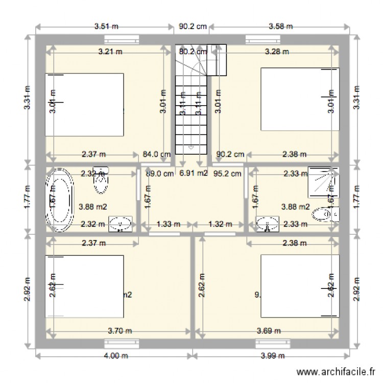 NJKKL. Plan de 0 pièce et 0 m2
