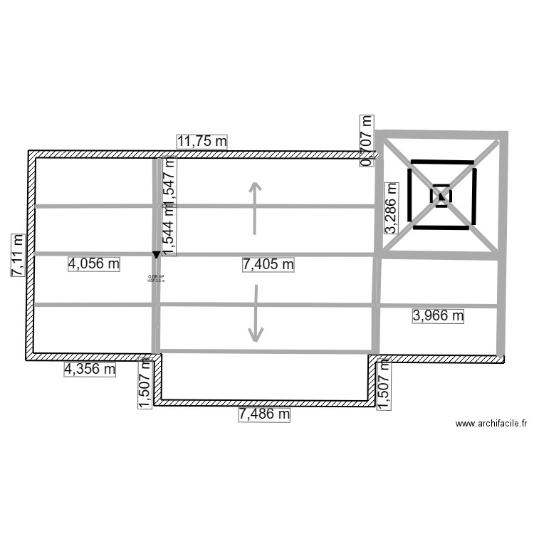 SAIZ MICHEL. Plan de 1 pièce et 0 m2