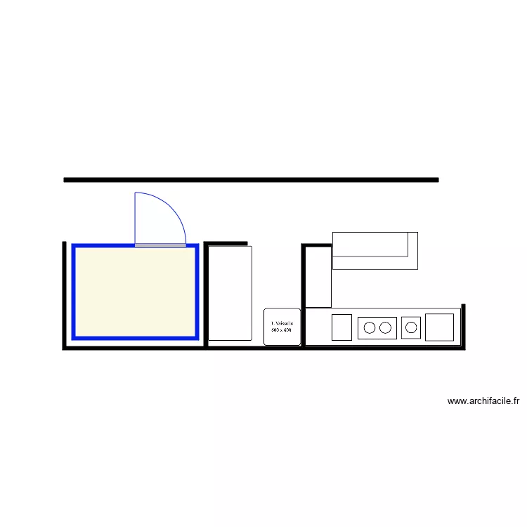 Pizzeria O Rozier 3. Plan de 