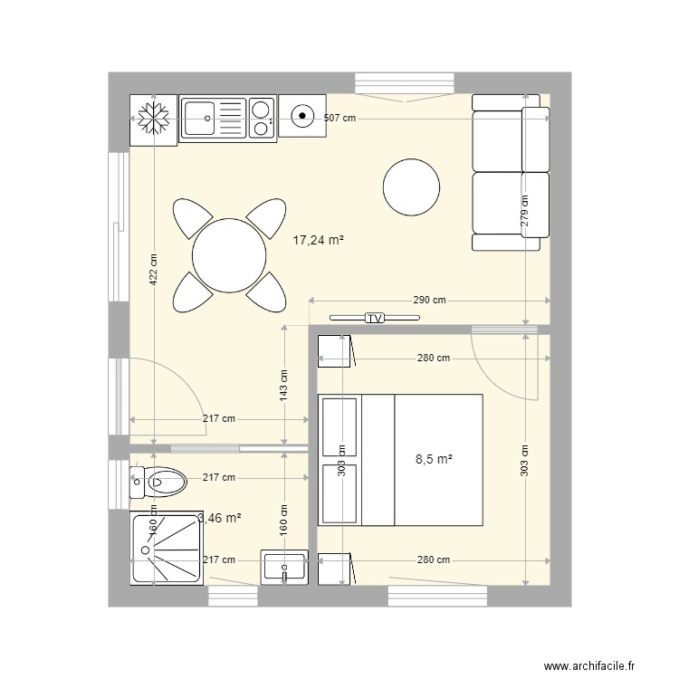 EXT 2. Plan de 0 pièce et 0 m2