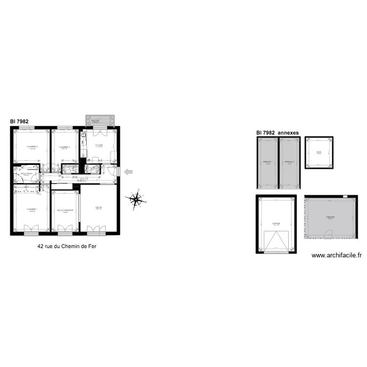 BI 7982 annexes. Plan de BI 7982 annexes. Plan de