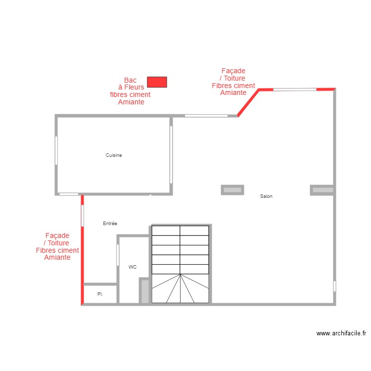 RDC COLONEL F. Plan de 0 pièce et 0 m2