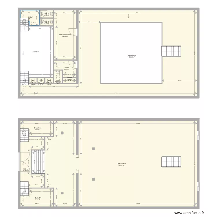 Bureau Suresnes. Plan de Bureau Suresnes. Plan de