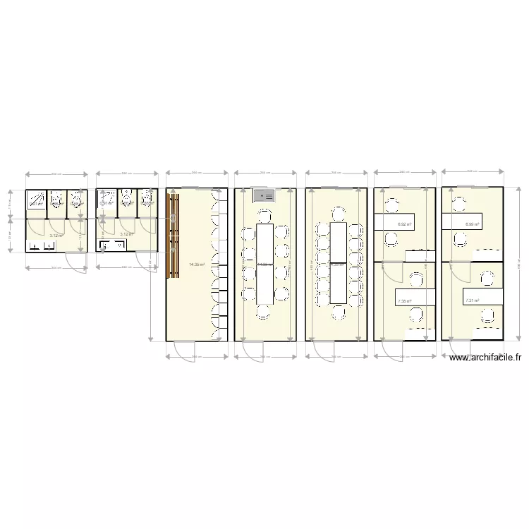 AXE BRIGNOLLES NGE. Plan de 