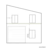 Facade est BATIMENT ouverture haute DP 2021