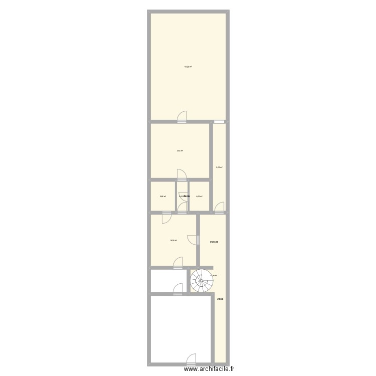 rdc 53. Plan de 0 pièce et 0 m2