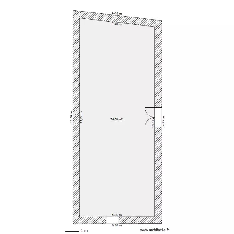 maison anga&iuml;s R. Plan de 