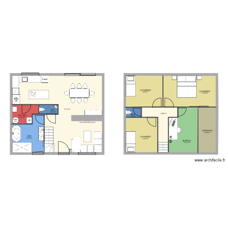 MAISON4. Plan de 0 pièce et 0 m2