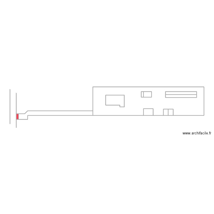chemin plaine. Plan de 10 pièces et 38 m2