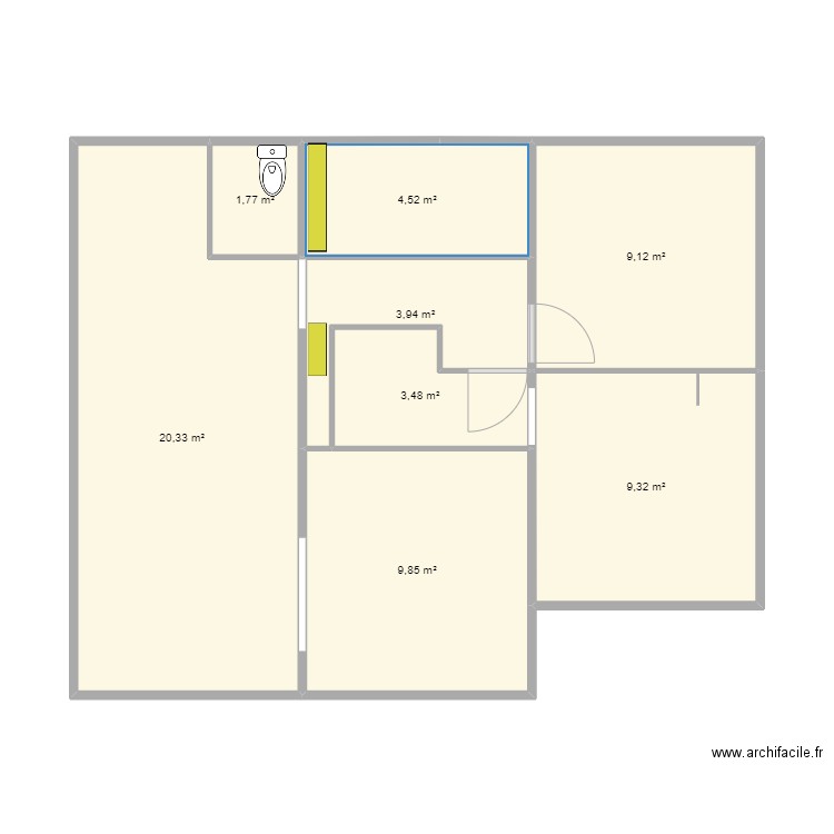 APPART. Plan de 0 pièce et 0 m2
