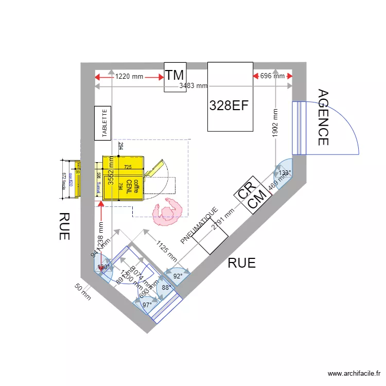 PLAN DE MASSE EXISTANT AIX EN PROVENCE OUEST 562R. Plan de 