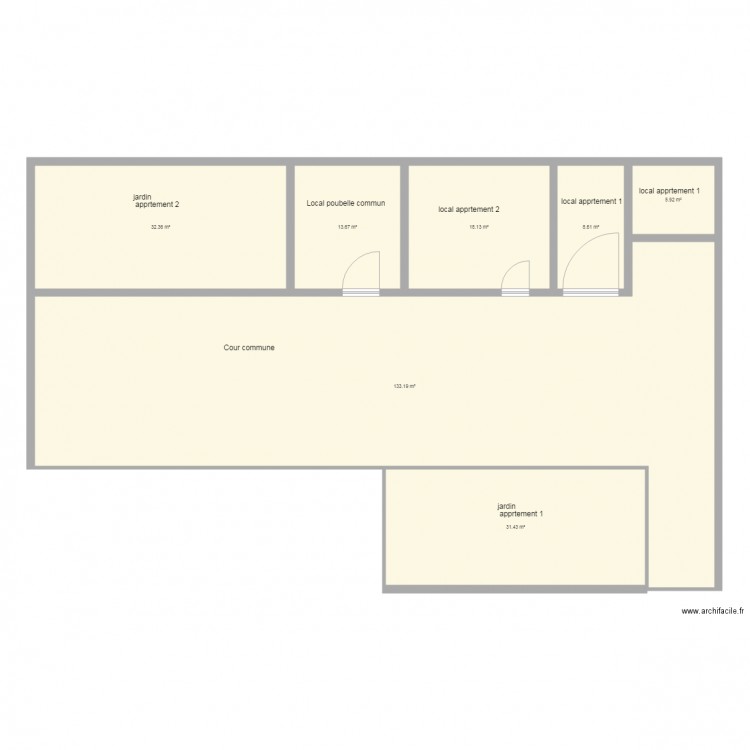 immeuble 1. Plan de 0 pièce et 0 m2