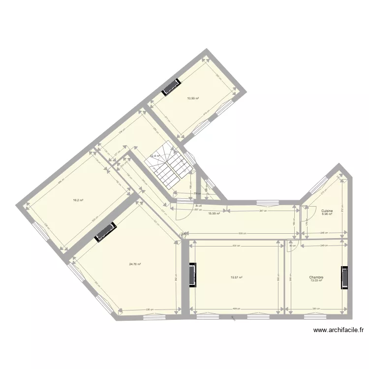 55 MAGENTA MULLER 4EME. Plan de 
