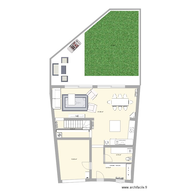 Bacalan Projet RDC V3. Plan de 0 pièce et 0 m2