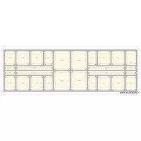 Appartements 8 chambres  2 niveaux  sur la longueur