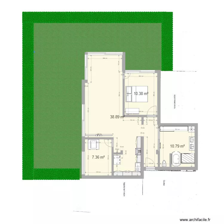 appartement. Plan de 