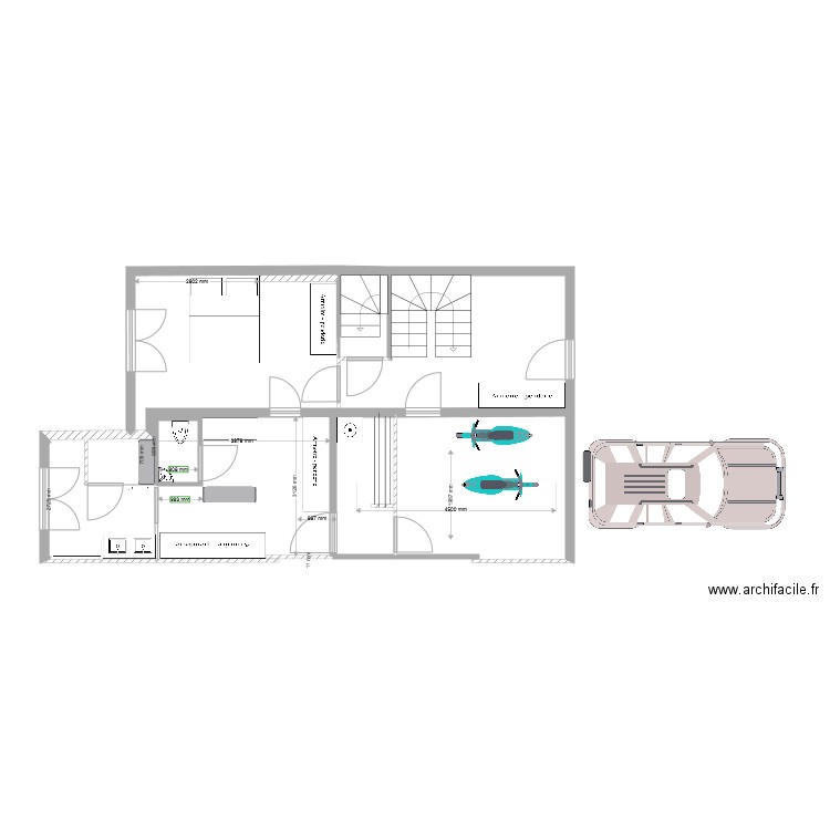 plan RDC Roure 06 12 20. Plan de 0 pièce et 0 m2