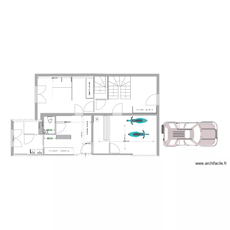 plan RDC Roure 06 12 20. Plan de 