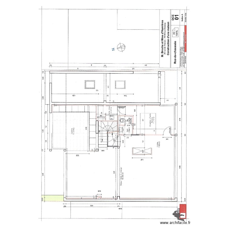 Broche RDC. Plan de 0 pièce et 0 m2