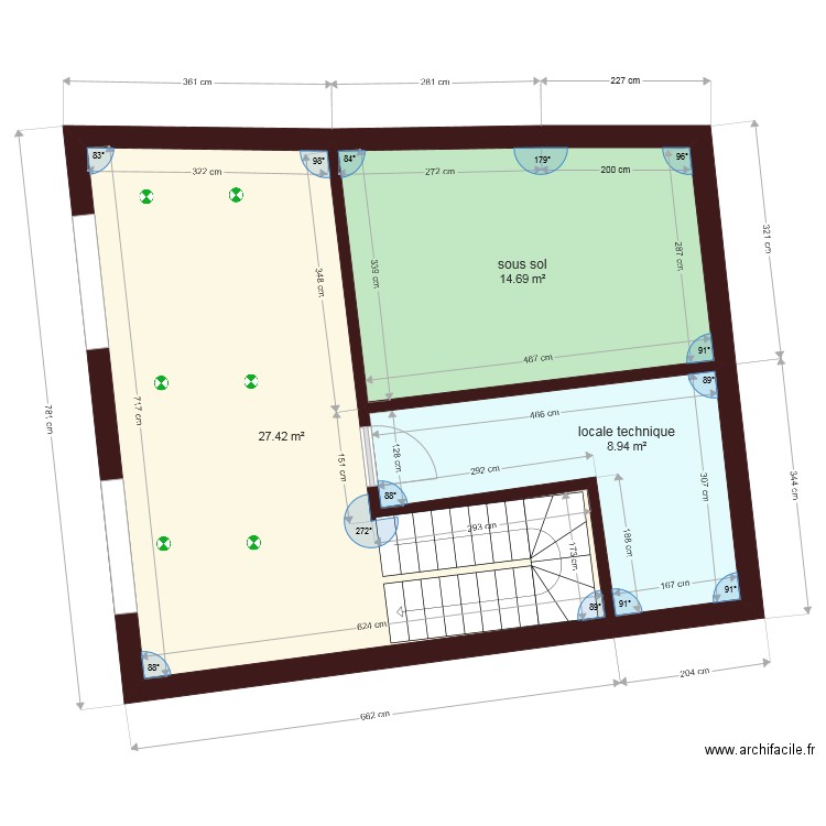 SOUS SOL 1. Plan de 0 pièce et 0 m2