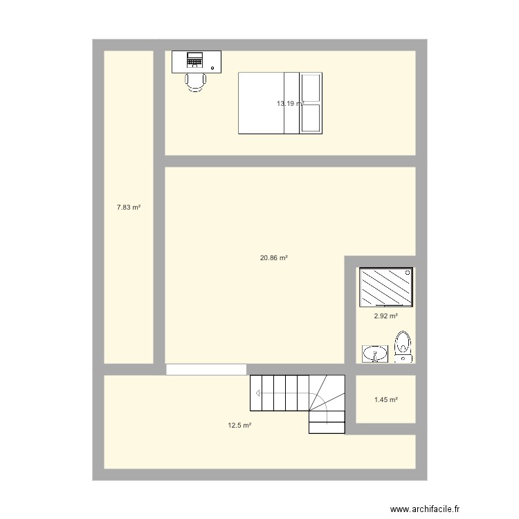 Bassure 1. Plan de 0 pièce et 0 m2