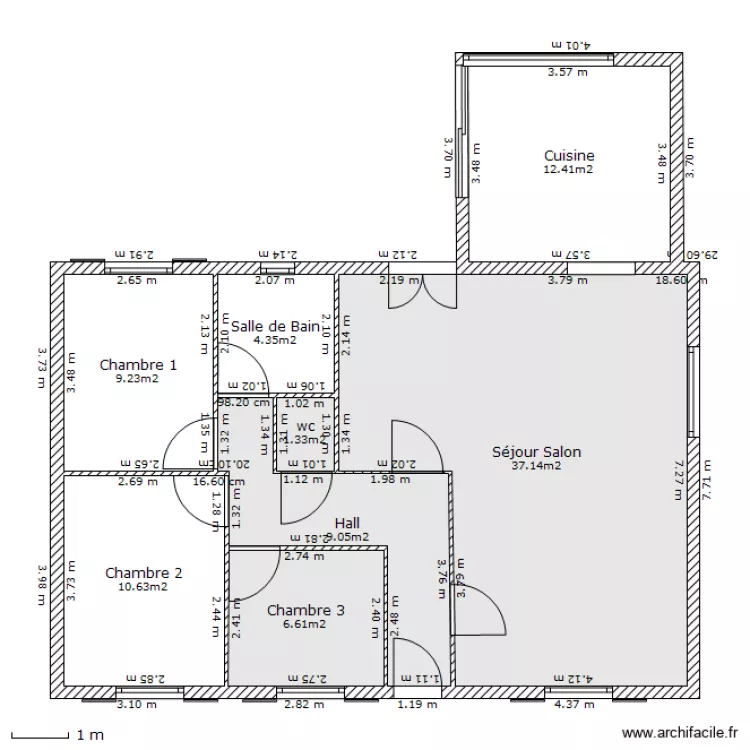 maison. Plan de maison. Plan de