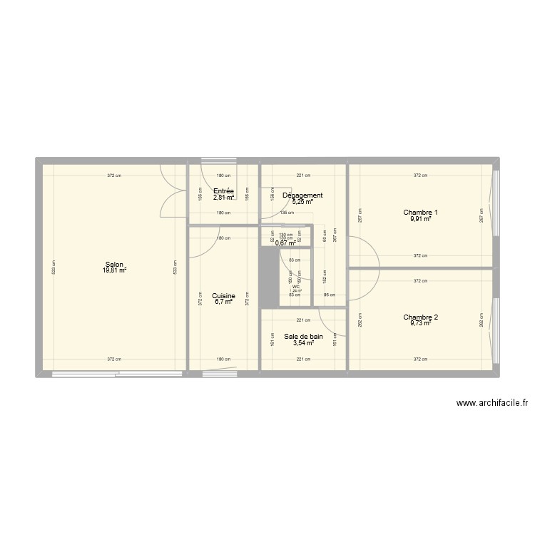 Plan de vente. Plan de 0 pièce et 0 m2